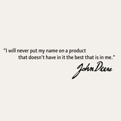 United Wall Quote - John Deere