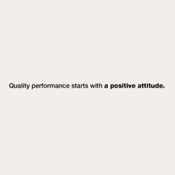 United Wall Quote - Positive Attitude