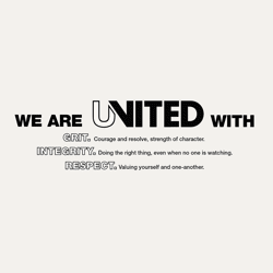 United Wall Art Graphic - We Are United