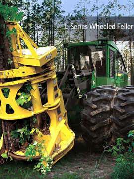 L-Series Wheeled Feller Bunchers – 843L