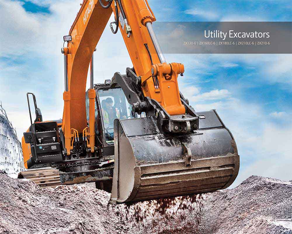Utility Excavators – ZX210-6
