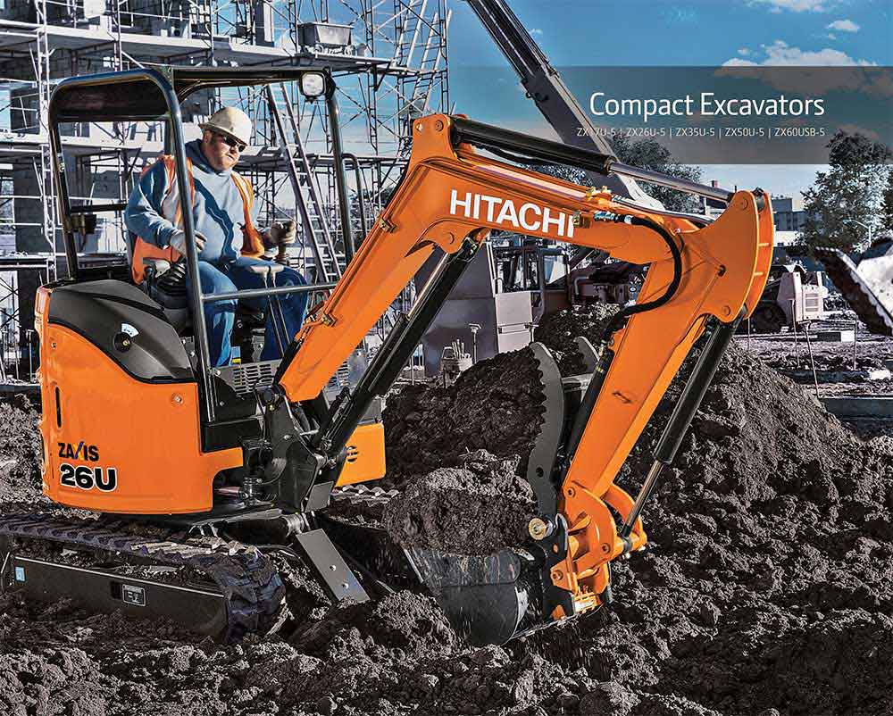 Compact Excavators – ZX26U-5