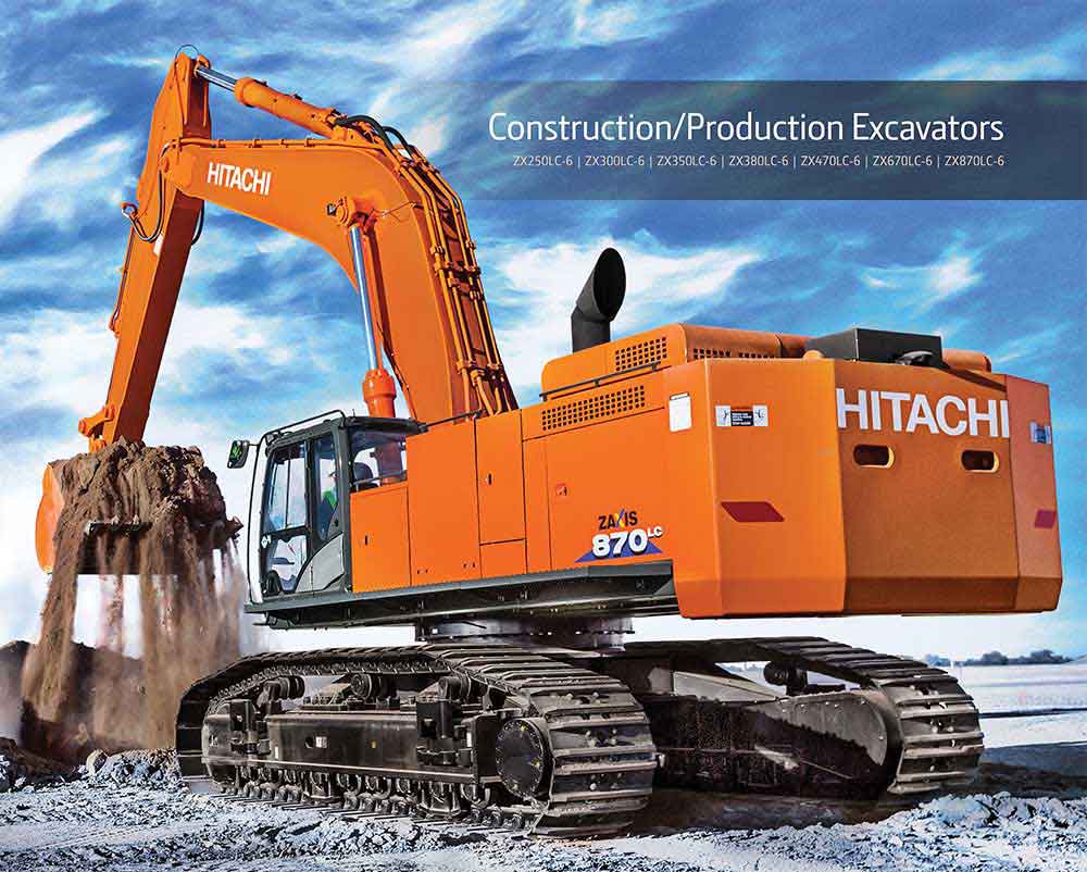 Construction/Production Excavators – ZX870LC-6