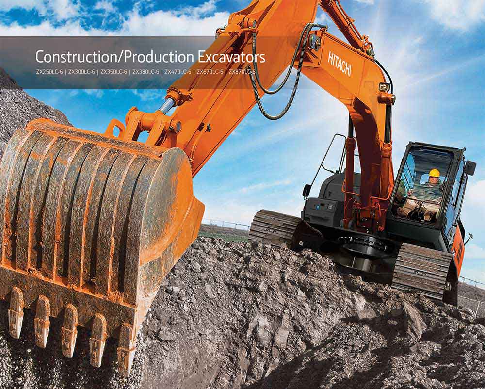 Construction/Production Excavators – ZX300LC-6