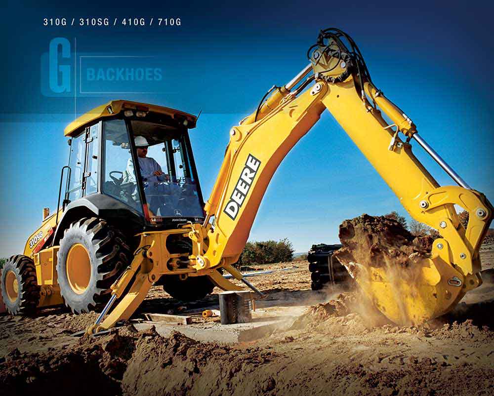 G-Series Backhoes – 310G