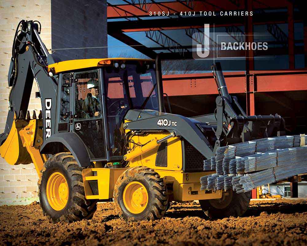 J-Series Backhoes – 410J