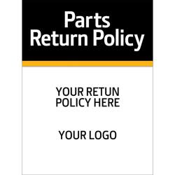 Return Policy Sign
