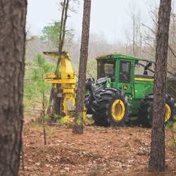 L-Series Wheeled Feller Bunchers – 843L-II